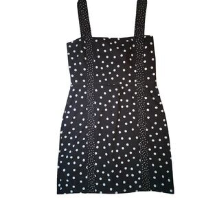 SOLID & STRIPED Polka Dot‎ Mini Dress with straps size S